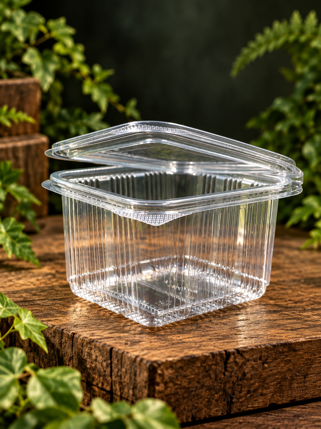 500 ml Transparent Hinged Boxes