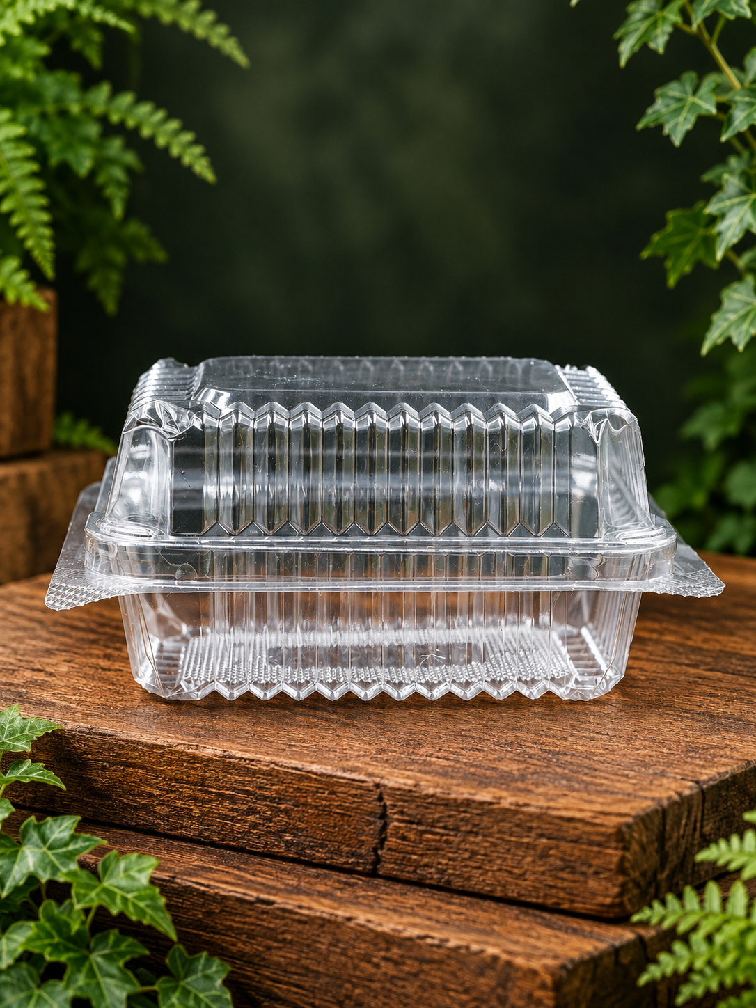 Mini Cake Transparent hindge Box (10 cm Length)
