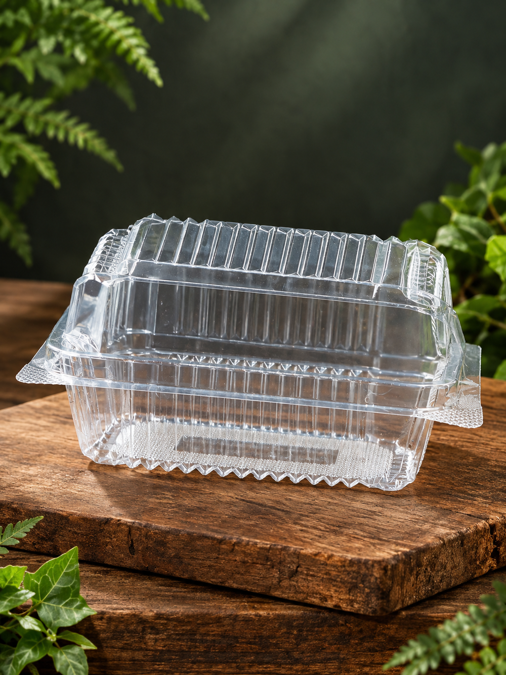 Mini Cake Transparent hindge Box (10 cm Length)