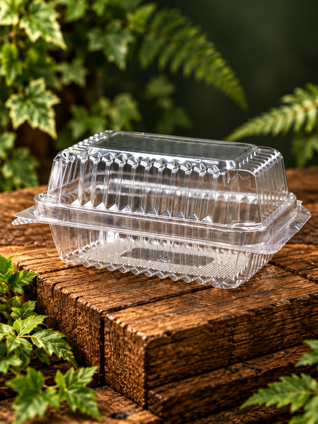 Mini Cake Transparent hindge Box (10 cm Length)