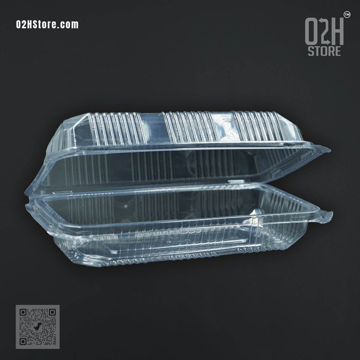 Sample: 7 inch Transparent Medium Hindge Cake Box (2 Pcs)