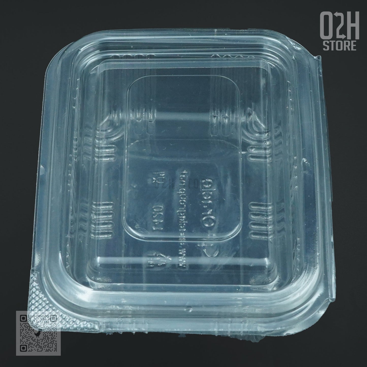 100 ml Transparent Hinged Boxes for Brownies