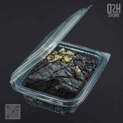 100 ml Transparent Hinged Boxes for Brownies