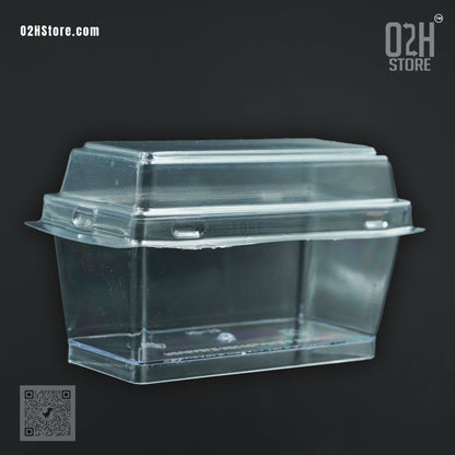 125ml Rectangle Mousse Container with Lid