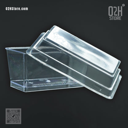 125ml Rectangle Mousse Container with Lid