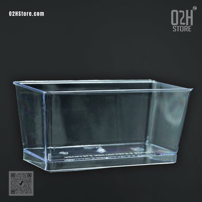 125ml Rectangle Mousse Container with Lid