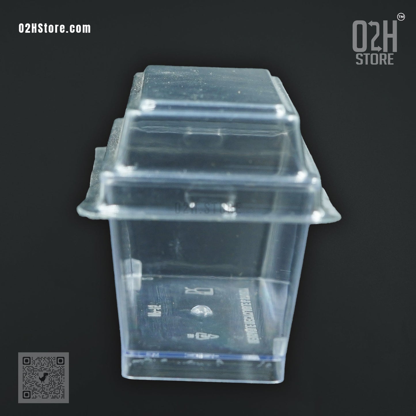 125ml Rectangle Mousse Container with Lid