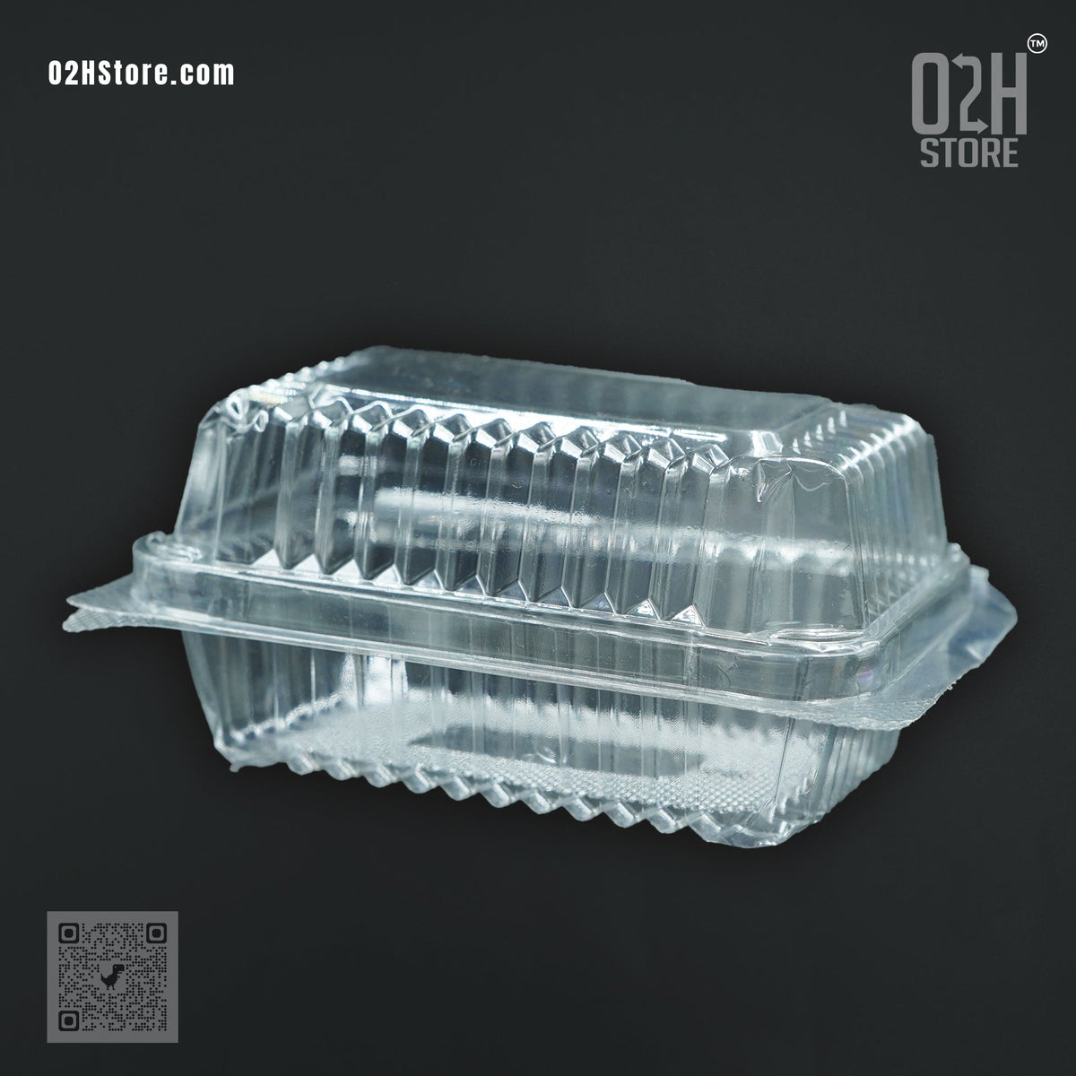 Sample: Mini Cake Transparent hindge Box (10 cm Length) (2 Pcs)