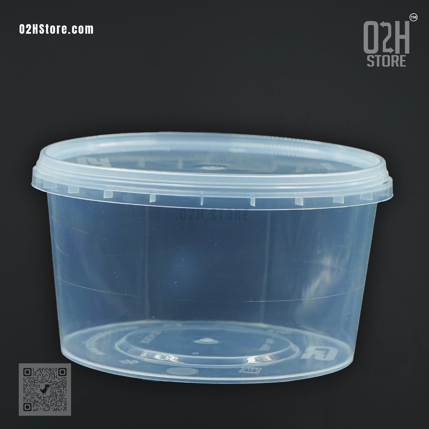 500ml Clear Cookie Container with Tamper Lock | Freshness Sealed