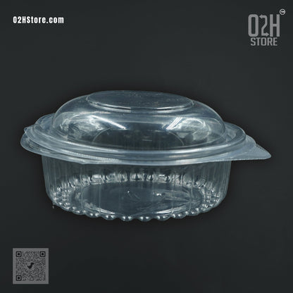 20 oz (600 ml) Round Clear Bakery Container with Lid | For Donuts & Mini Cakes