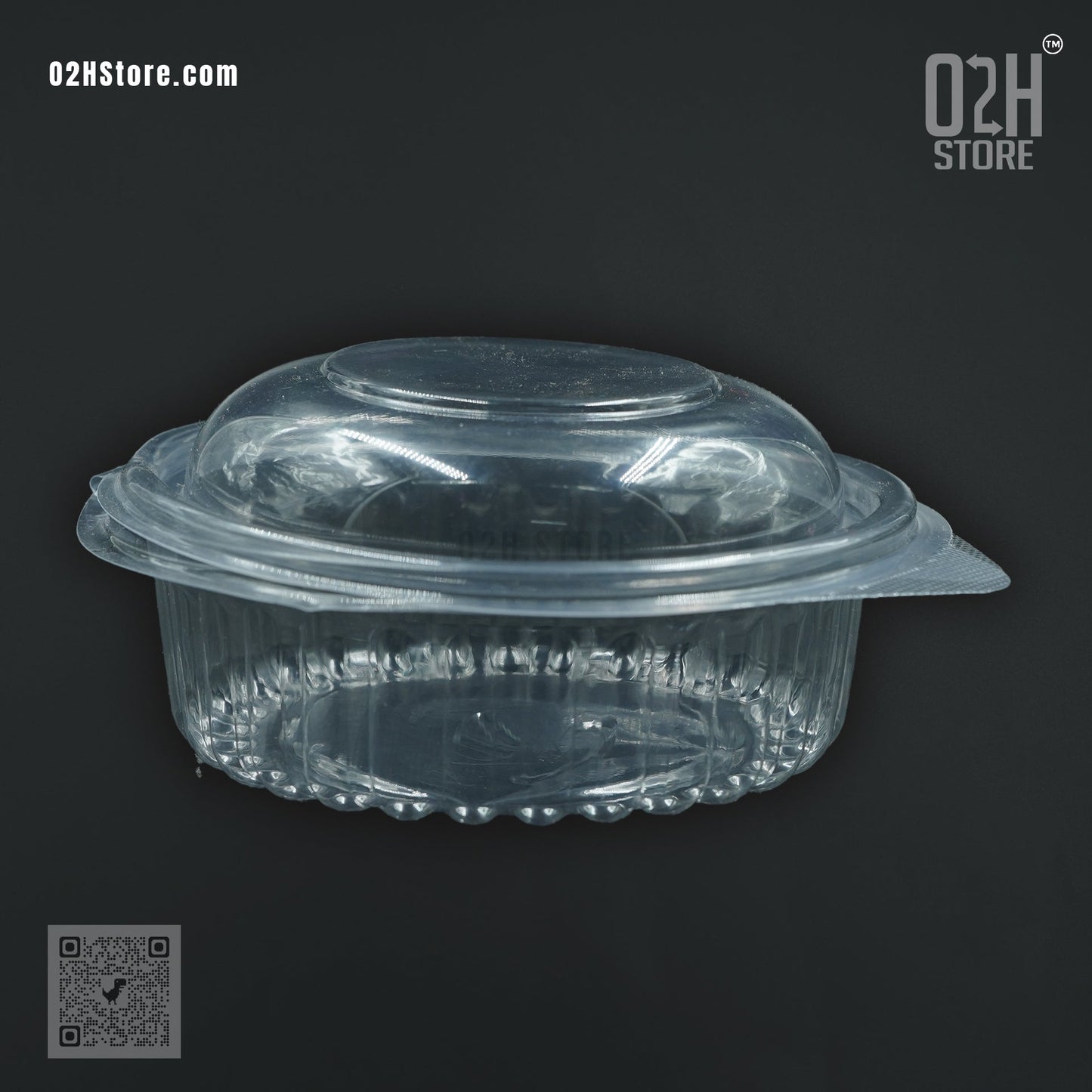 8oz (250 ml) Round Clear Bakery Container with Lid | For Donuts & Mini Cakes