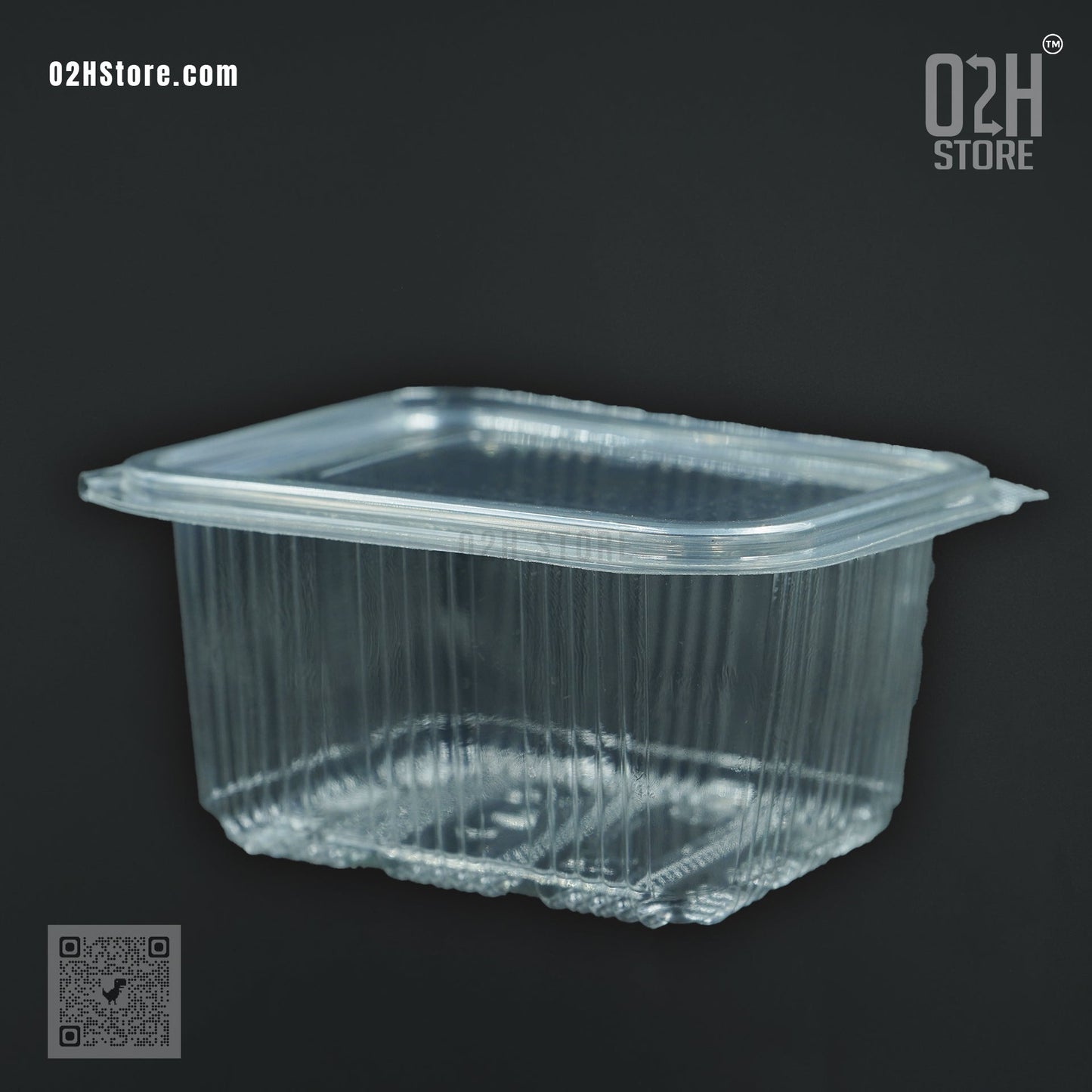 500 ml Transparent Hinged Boxes