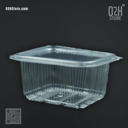 500 ml Transparent Hinged Boxes