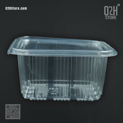 500 ml Transparent Hinged Boxes