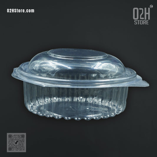 20 oz (600 ml) Round Clear Bakery Container with Lid | For Donuts & Mini Cakes