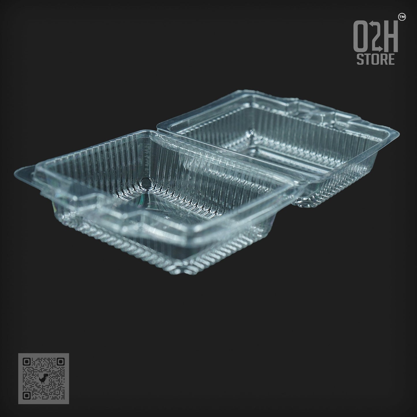 75ml Clear Hinged Box – Compact