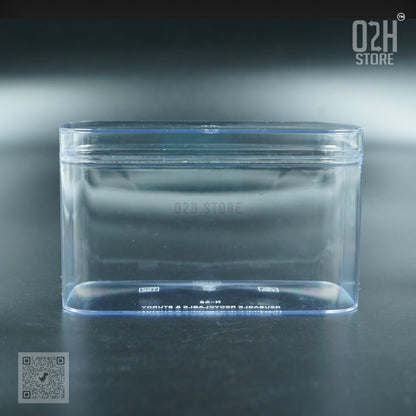 320ml Dessert Container – Rectangular & Clear