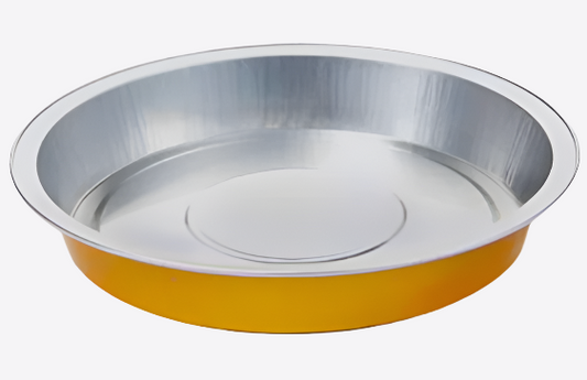 Gold Foil Plates 220ml with Lid – Pack of 600