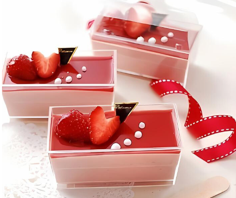 125ml Rectangle Mousse Cup – Stylish Look