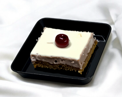 3x3 Square Dessert Tray – White/Black