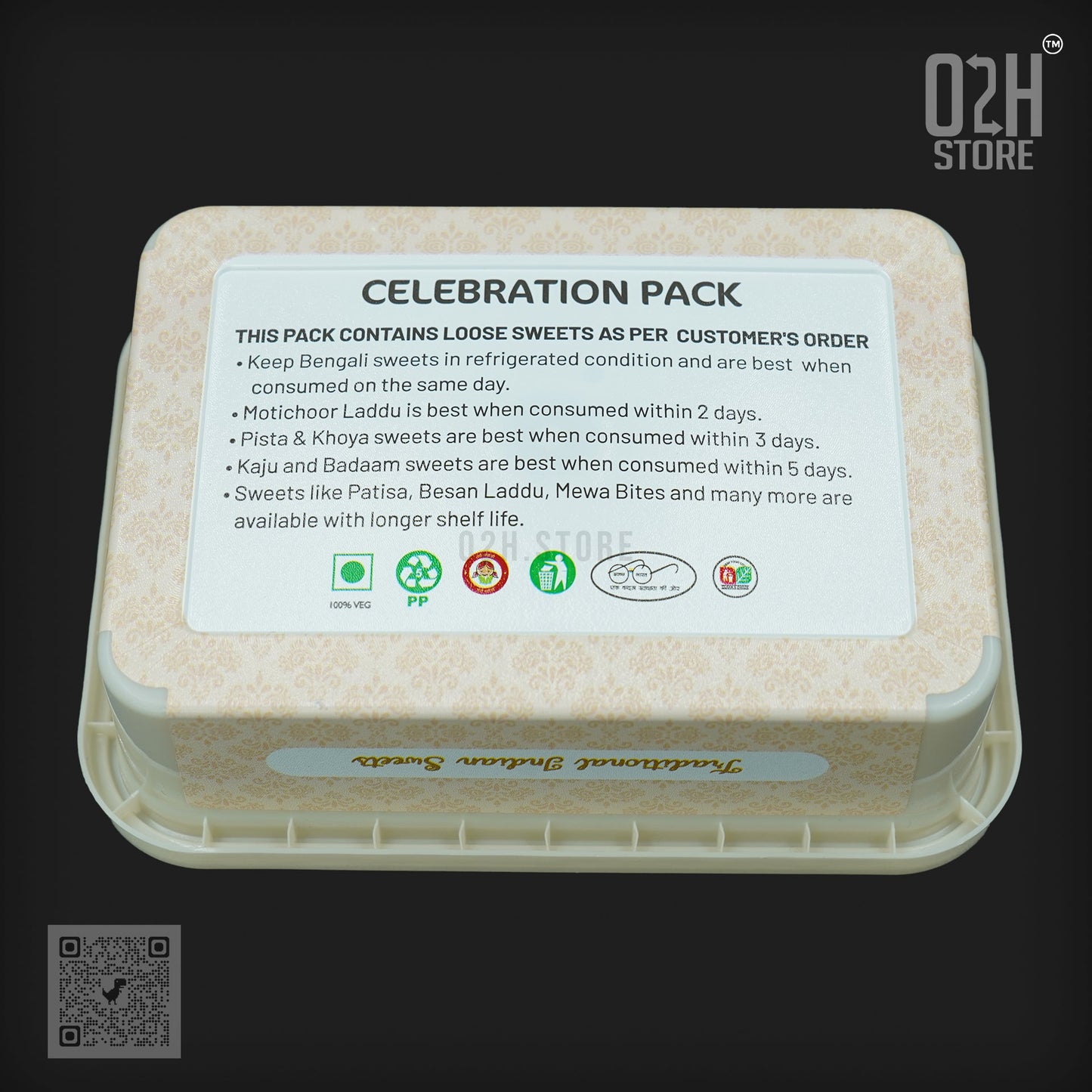 Medium Festive IML Boxes – Perfect for Sweets & Snacks!