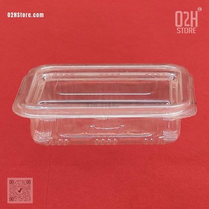 150ml Flat Hinged Box – Clear & Compact