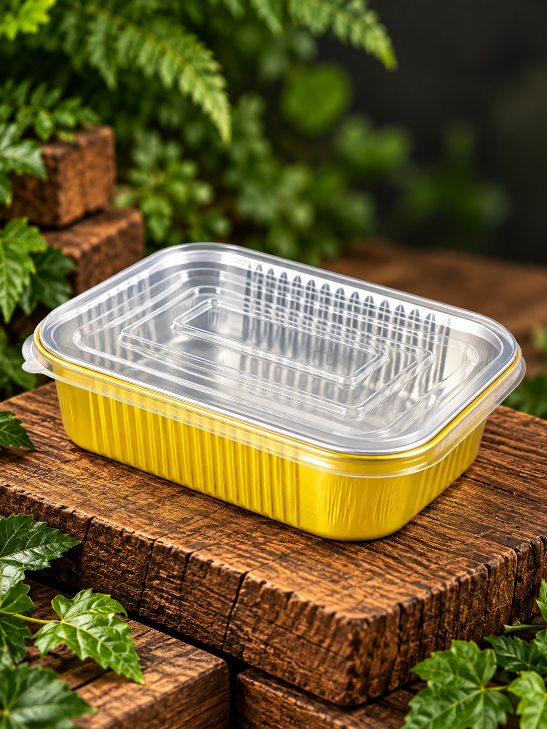 750ml Gold Aluminium Containers – Pack of 500