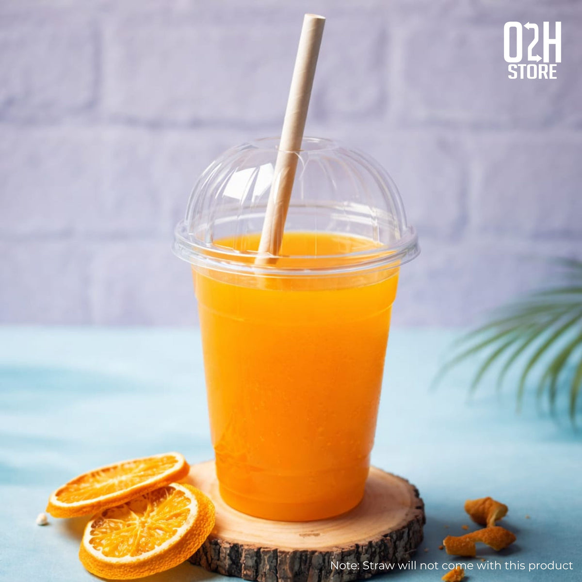 300 ml PET Glass with Dome Lid – Premium Cup
