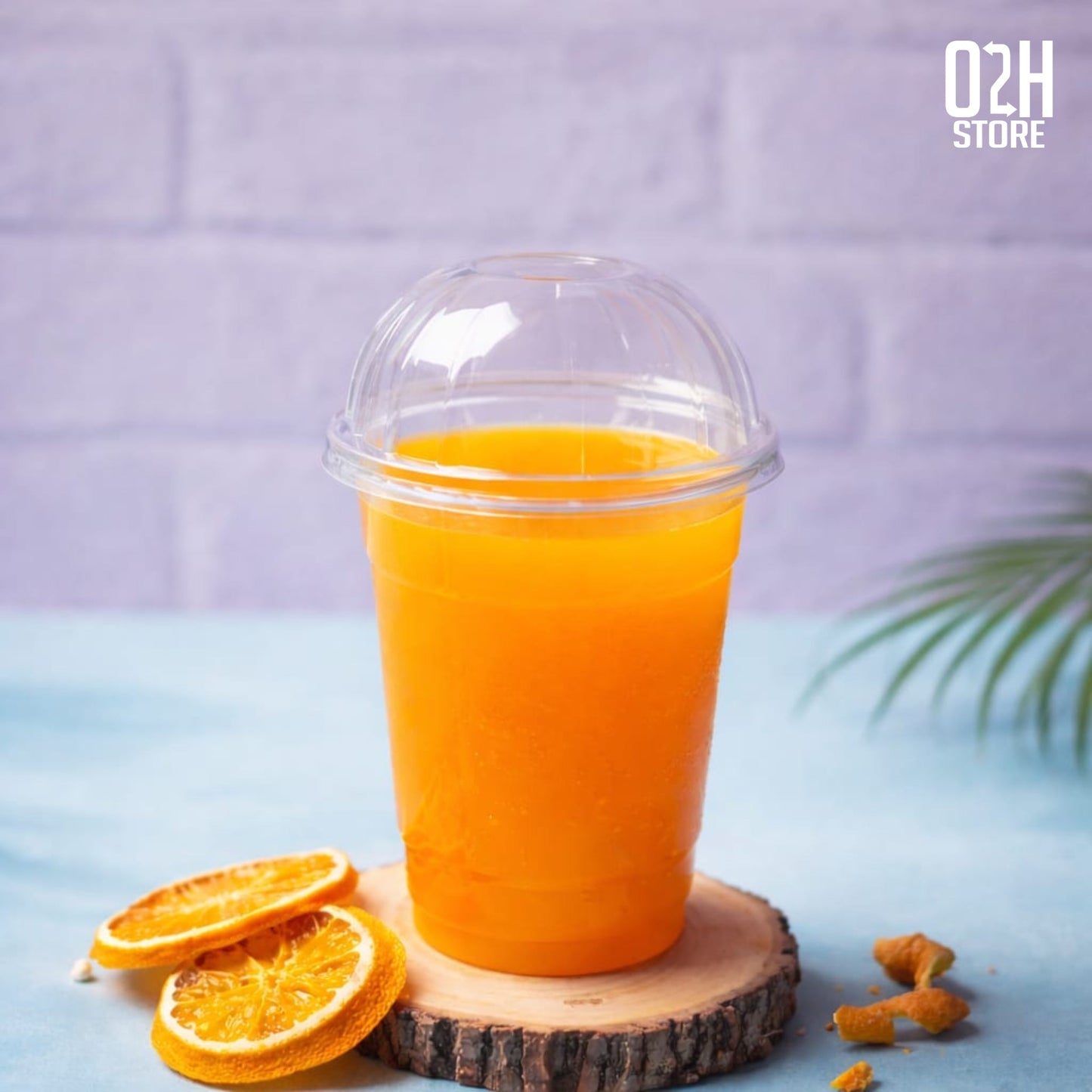 300 ml PET Glass with Dome Lid – Premium Cup