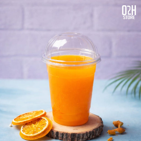 300 ml PET Glass with Dome Lid – Premium Cup